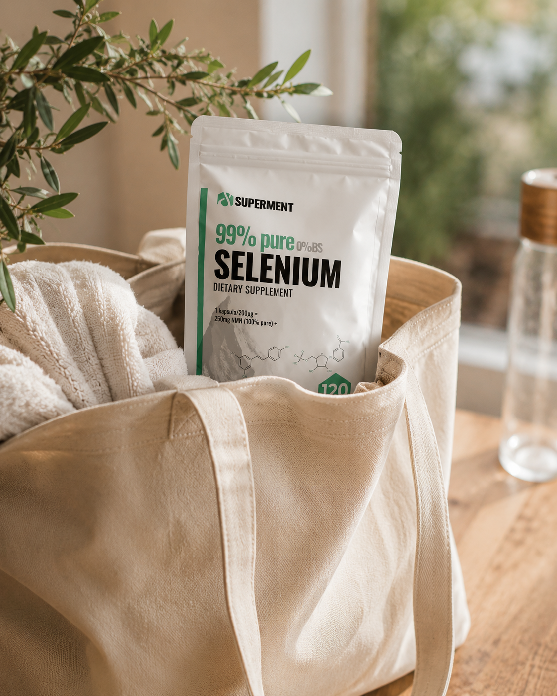 🎁 Selen 120x kapsula 200µg (100% organic) | SUPERMENT® (100% off)