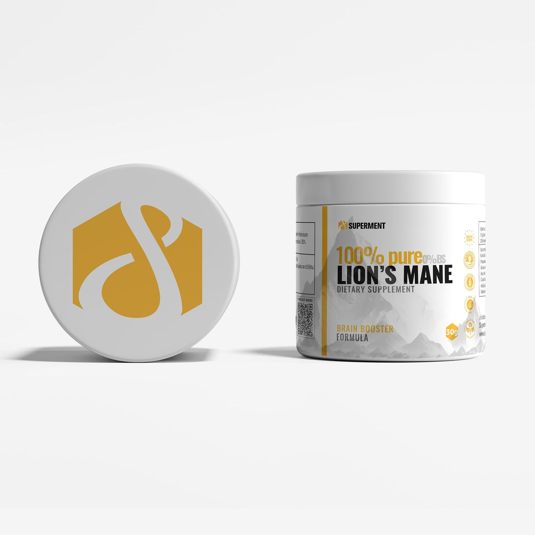 Na ovoj slici je suplement Lavlja griva od brenda SUPERMENT, jedina Lavlja griva sa DER 10:1 na tržištu