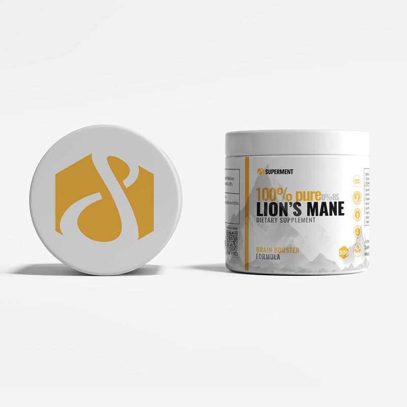 Na ovoj slici je suplement Lavlja griva od brenda SUPERMENT, jedina Lavlja griva sa DER 10:1 na tržištu