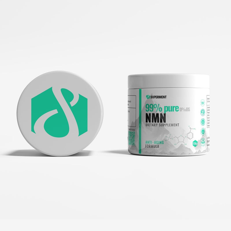 Na ovoj slici se nalazi suplement NMN od brenda SUPERMENT i ovo je jedini NMN na tržištu koji je testiran na LPS endotoksine