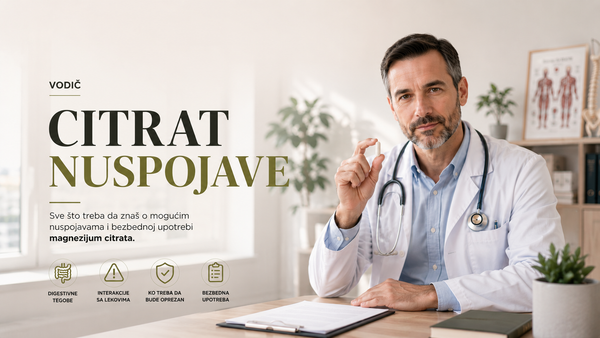 Magnezijum Citrat: nuspojave i kako bezbedno uzimati