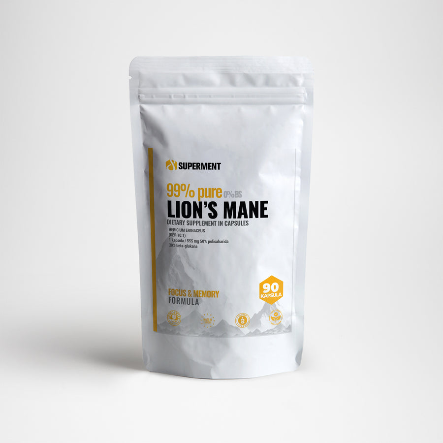 Lavlja Griva (Lion's Mane) 90x kapsula 555mg DER10:1