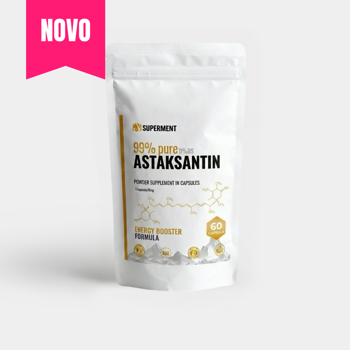 Astaksantin (alga) 60x kapsula 8mg 100% prirodan | SUPERMENT®