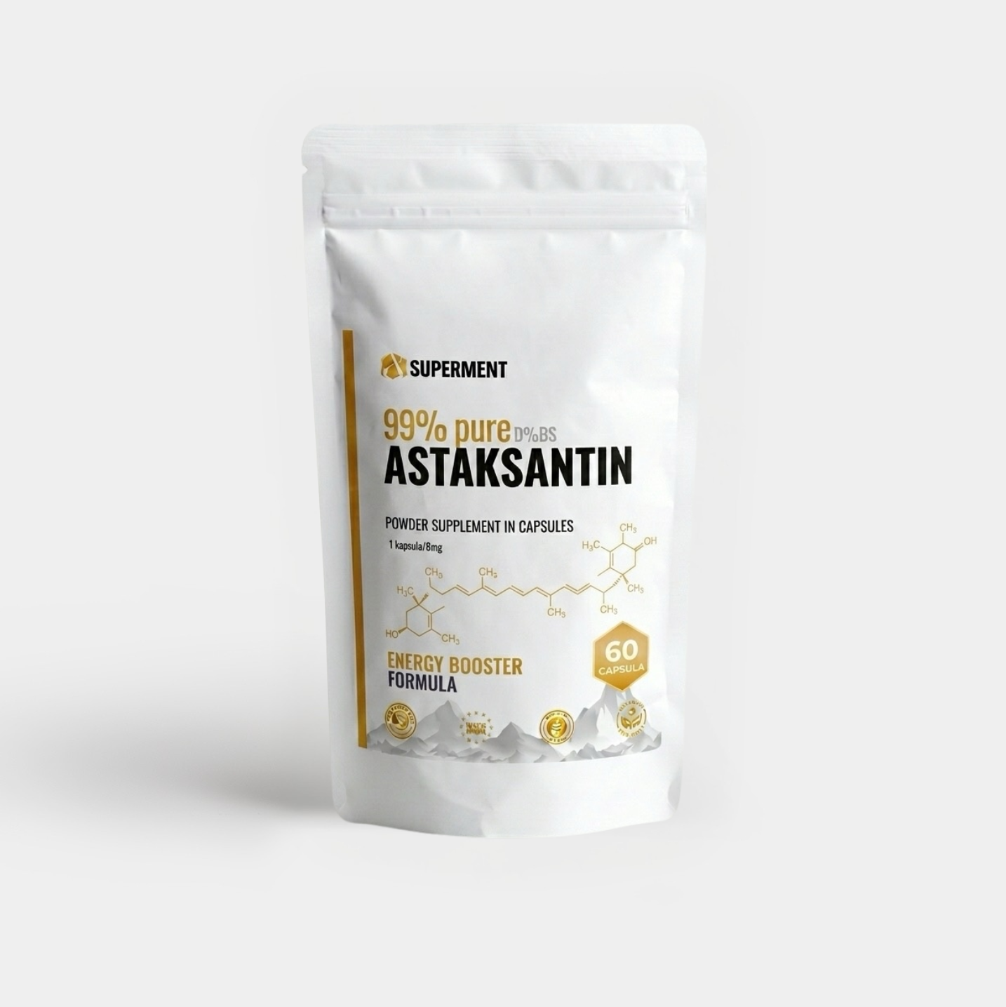 Astaksantin je kralj karotenoida iz mikroalgi. Antioksidans 6000 puta jači od vitamina C koji štiti ćelije, kožu, oči i srce.
