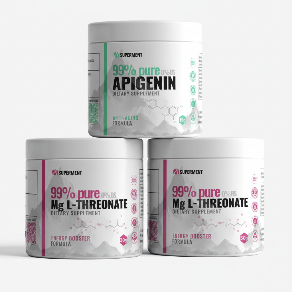 2x Mg L-Threonate + 1x Apigenin Bundle