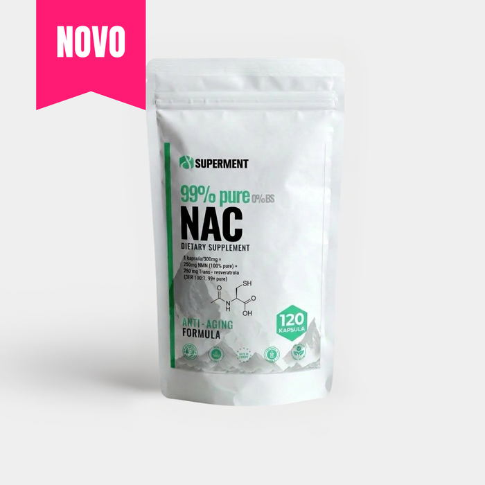 NAC (N-acetil L-cistein) 120x kapsula 300mg | SUPERMENT®