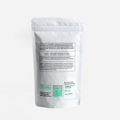 NMN i Resveratrol 2 kapsule = 1000mg  - SUPERMENT