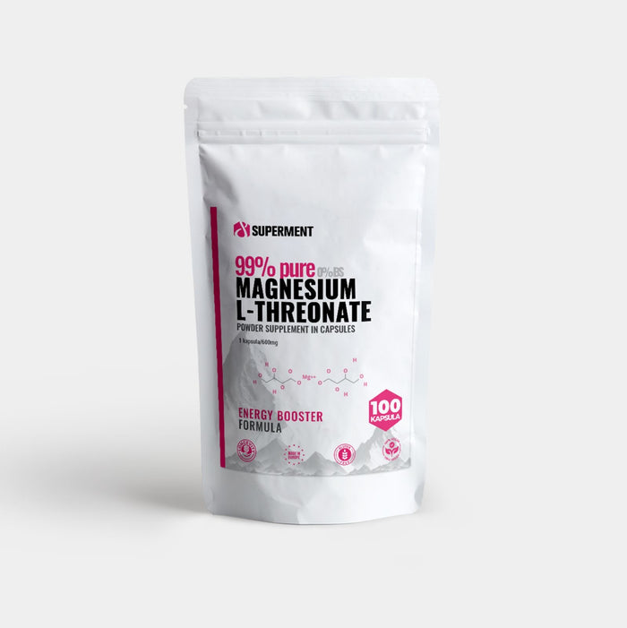 Magnezijum treonat (L-threonate) 100x kapsula 800mg | SUPERMENT®
