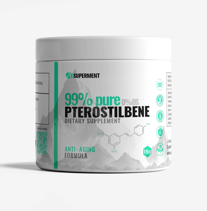 Pterostilben 15g čist prah | SUPERMENT®