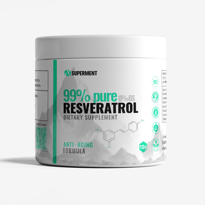 Resveratrol čist prah 15g DER100:1 | SUPERMENT®