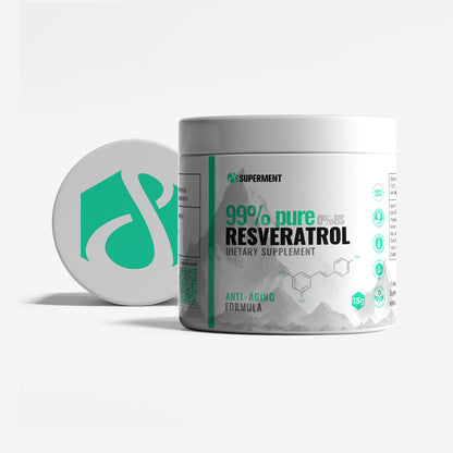 Resveratrol 99% PURE, trans-rasveratrol čist prah 15g SUPERMENT