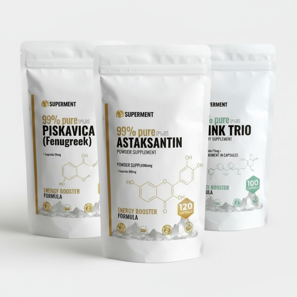 Astaksantin + Piskavica + Cink Trio Bundle